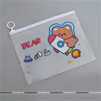 Teddy Theme Transparent Pouch