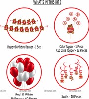 TeddyTheme Swirls and Toppers Kit