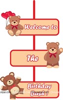 Teddy Entrance Door Dangler