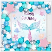 Mermaid Tail Theme Backdrop Arch kit