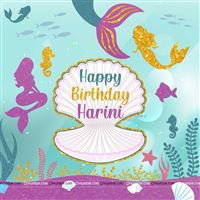 Graceful Mermaid Backdrop