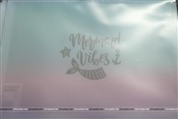 Mermaid Tail Zip lock A4 size Envelope