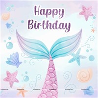 Mermaid Theme Backdrop