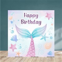 Mermaid Theme Backdrop