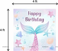 Mermaid Theme Backdrop