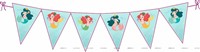 Mermaid Theme Triangle Bunting (10 ft)