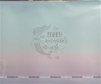 Mermaid Zip lock A4 size Envelope