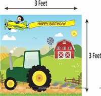 Tractor Theme  Backdrop Kit