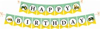 Tractor  Theme Happy Birthday Banner