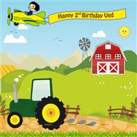 Tractor theme Backdrop