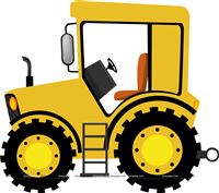 Tractor theme Cutout