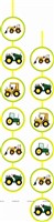 Tractor Theme Disc Dangler 