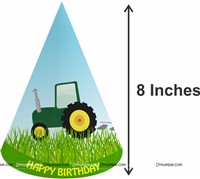 Tractor Theme Hat ( Set Of 6)