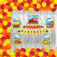 Train Theme Foil Curtain Arch Kit