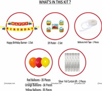 Train Theme Foil Curtain Arch Kit