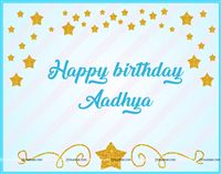 Blue Twinkle Star Poster