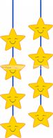 4 ft Star danglers (Pack of 2)