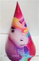 Magical Unicorn Purple Hats (Pack of 10 )