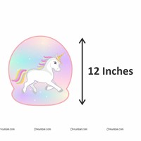 Unicorn theme Paper Fan Party Kit