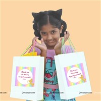 Unicorn Theme Stickered Gift Bags