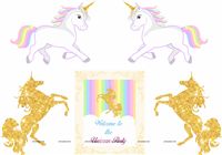 Unicorn poster pack of 5 