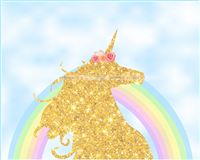 Unicorn Party Backdrop