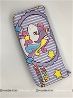 Unicorn Them Pencil Pouch Purple