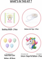 Unicorn Theme Backdrop Arch Kit