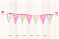 Unicorn theme Bunting