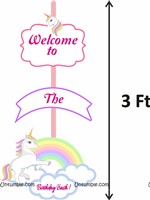 Unicorn Entrance Door Dangler