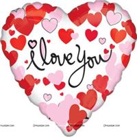 I Love you Foil Balloon 