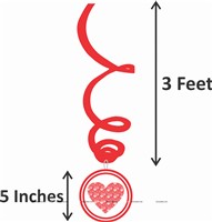 Valentine Swirls (Pack of 10)