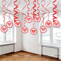 Valentine Swirls (Pack of 10)