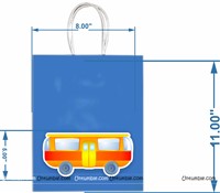Vehicles Gift Bags (Set of 6)