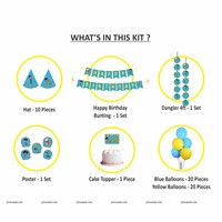 Vir The Robot Boy Party Kit - Blue