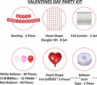 Untumble Happy  Anniversary Theme Foil Background Kit (Pack of 114 pcs)