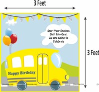 Wheels on a bus  Theme Backdrop Arch Kit