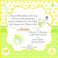 Yellow Rectangular Invite