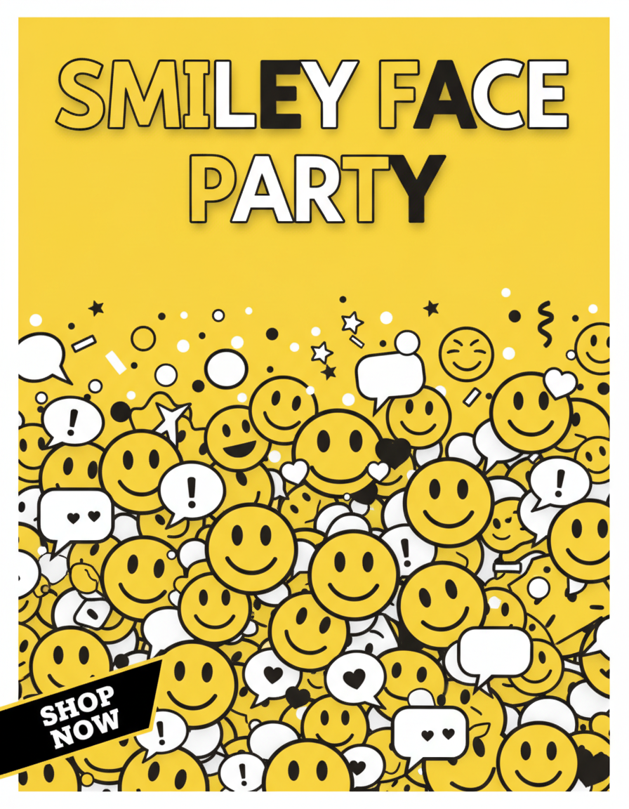 Smiley | Emoji theme birthday party supplies
