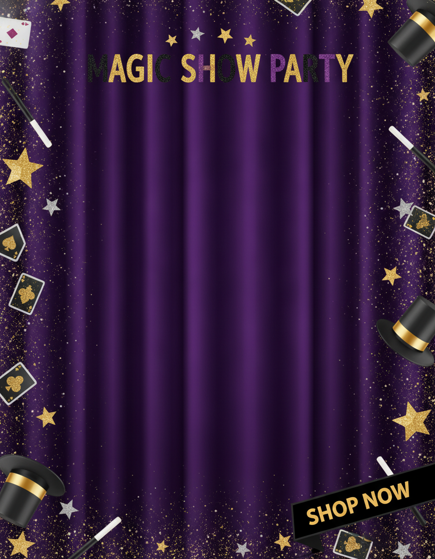 Magic theme birthday party supplies