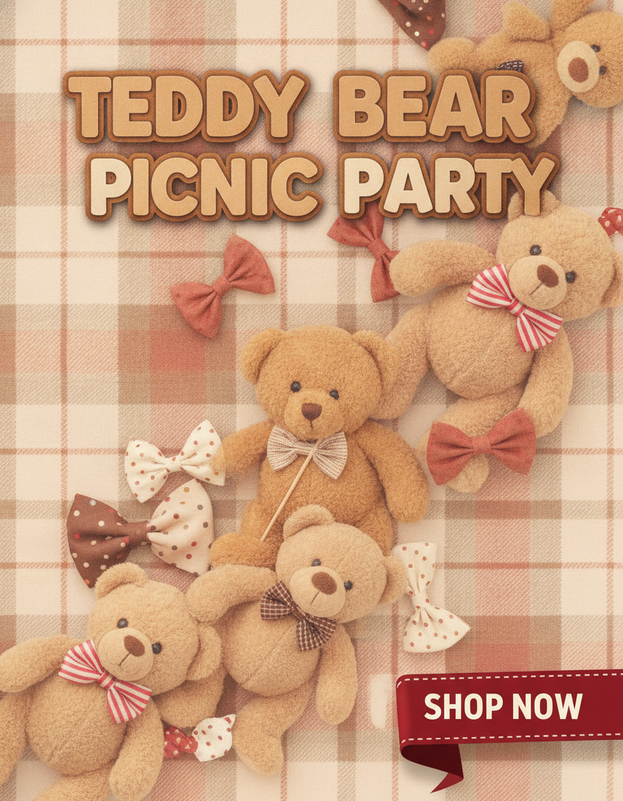 Teddy Bear theme birthday supplies