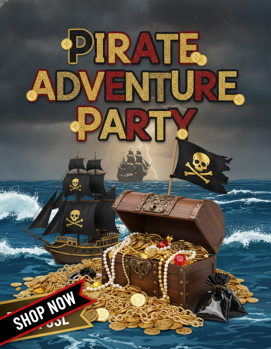 Pirate theme party supplies