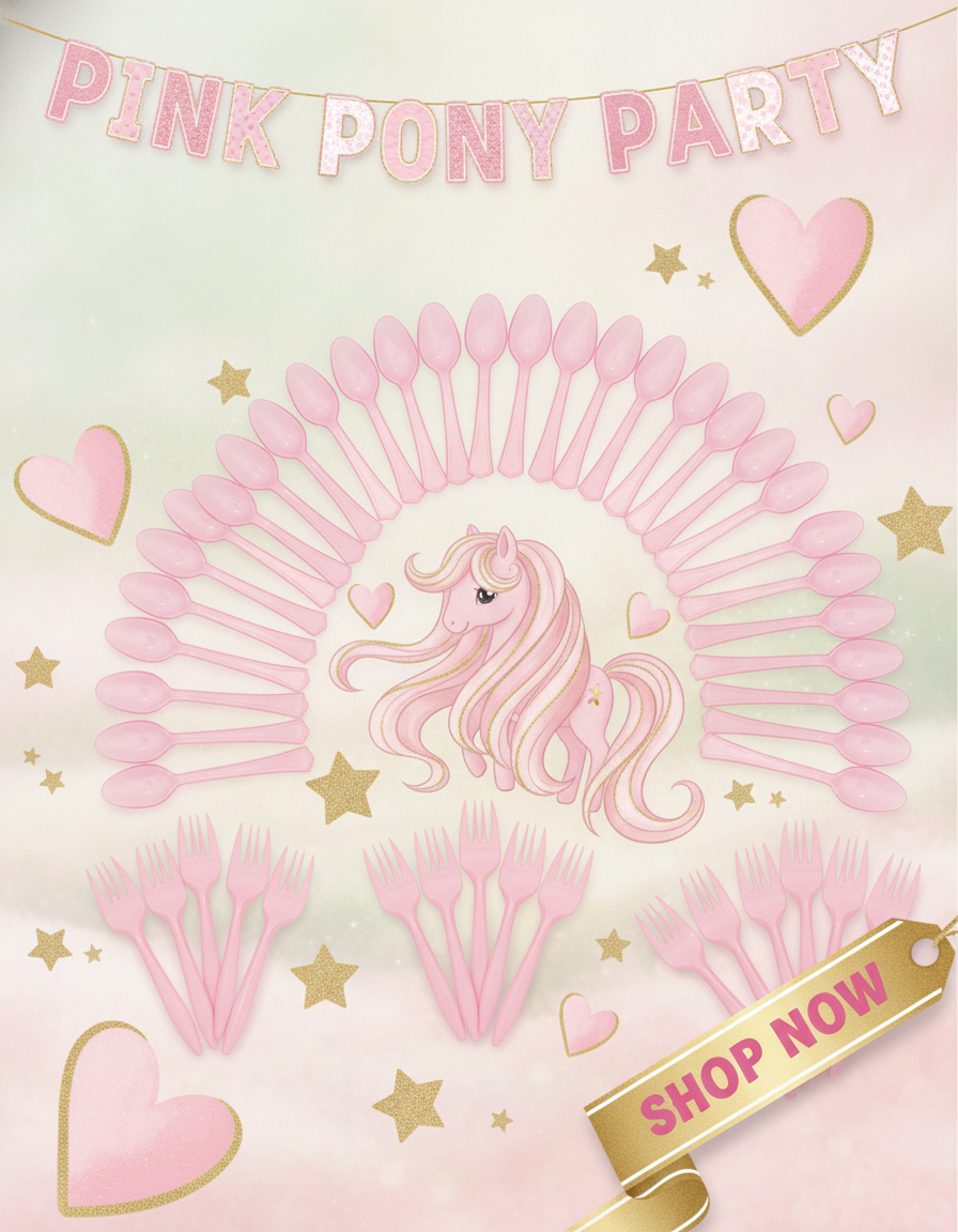 Pink Pony Theme First Birthday Party