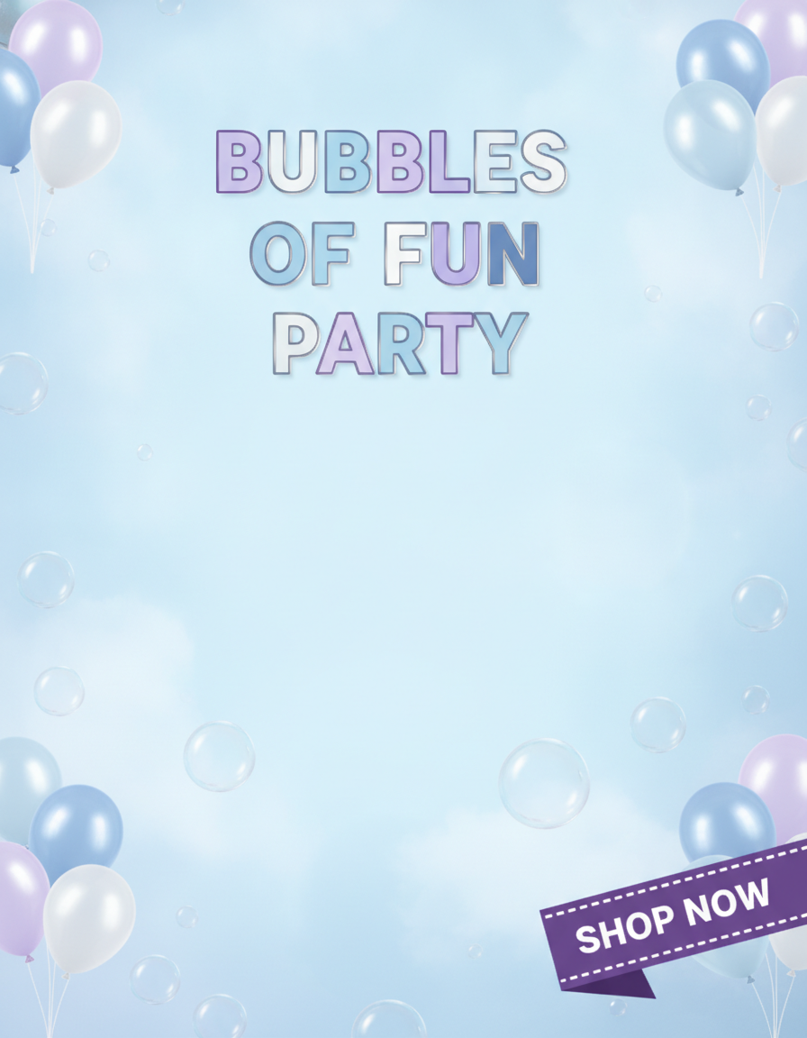 Bubbles Theme Party Supplies