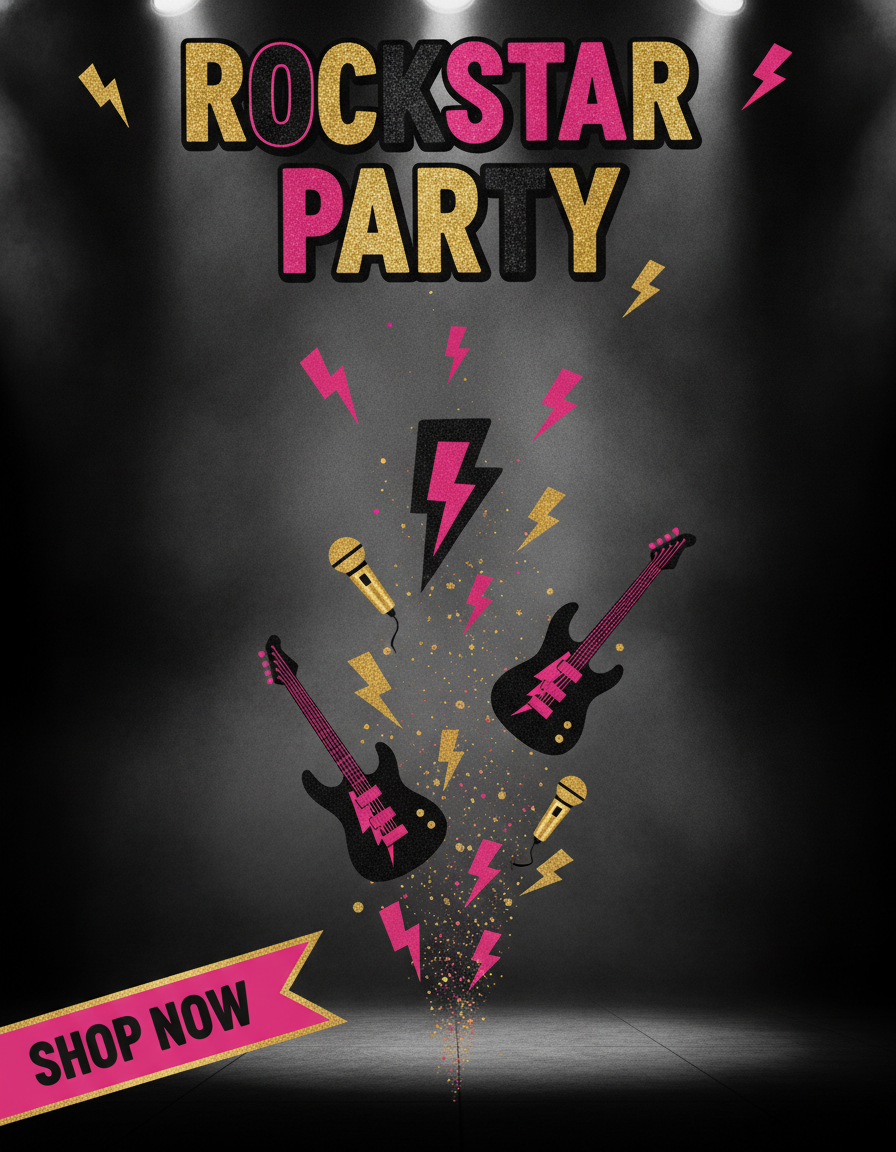 Rockstar Theme Party Supplies