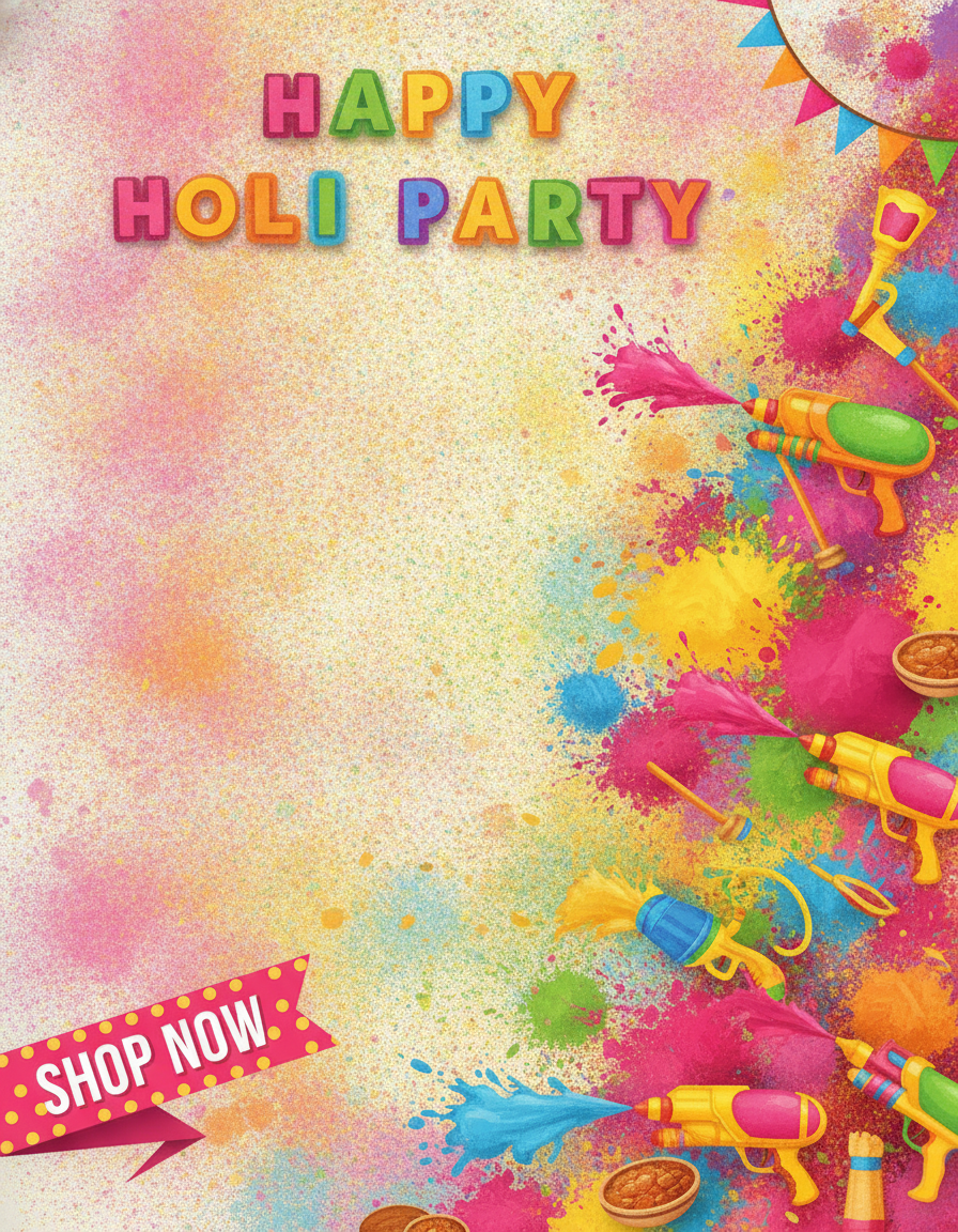 Holi Party Supplies