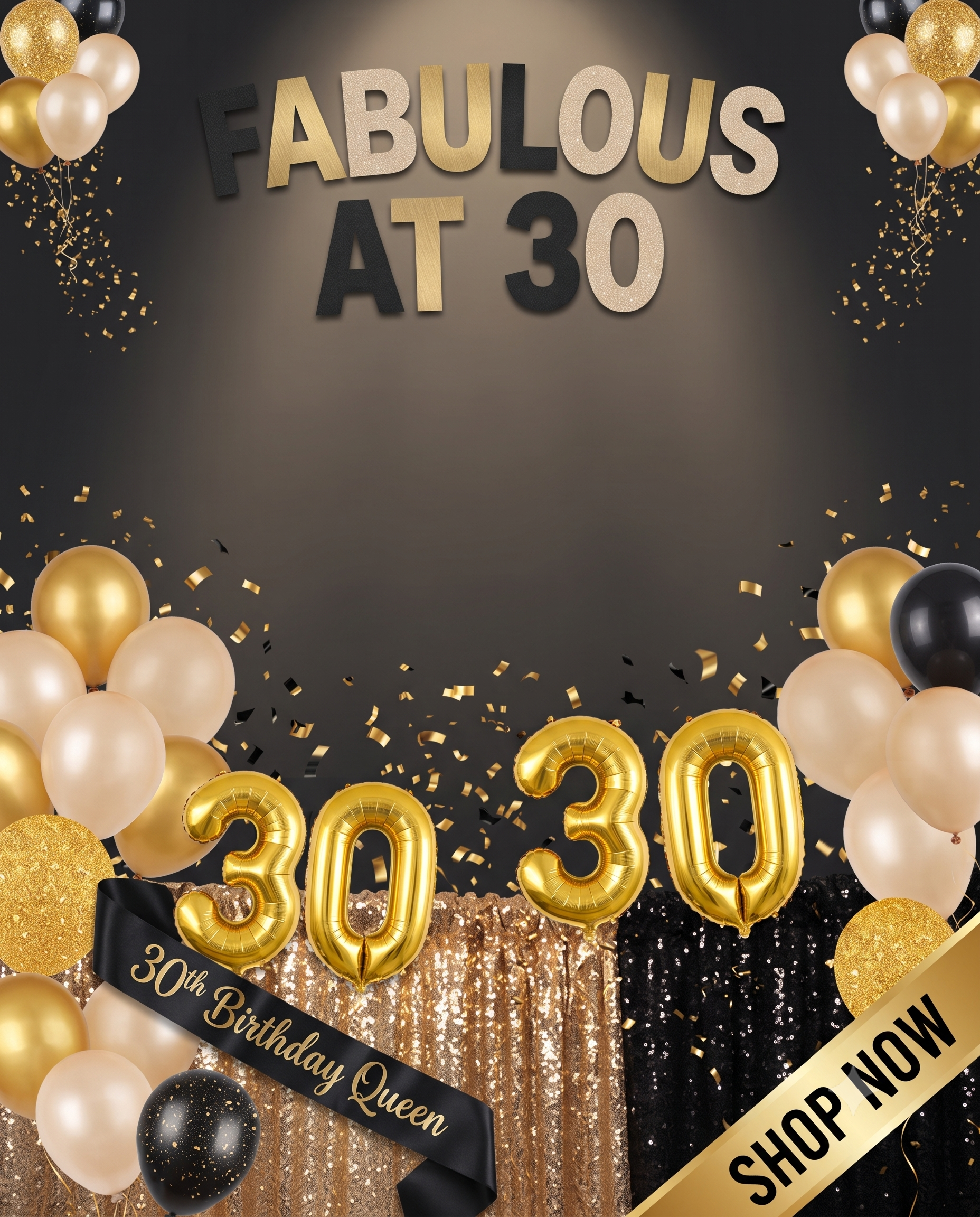 30th Birthday Party Supplies
