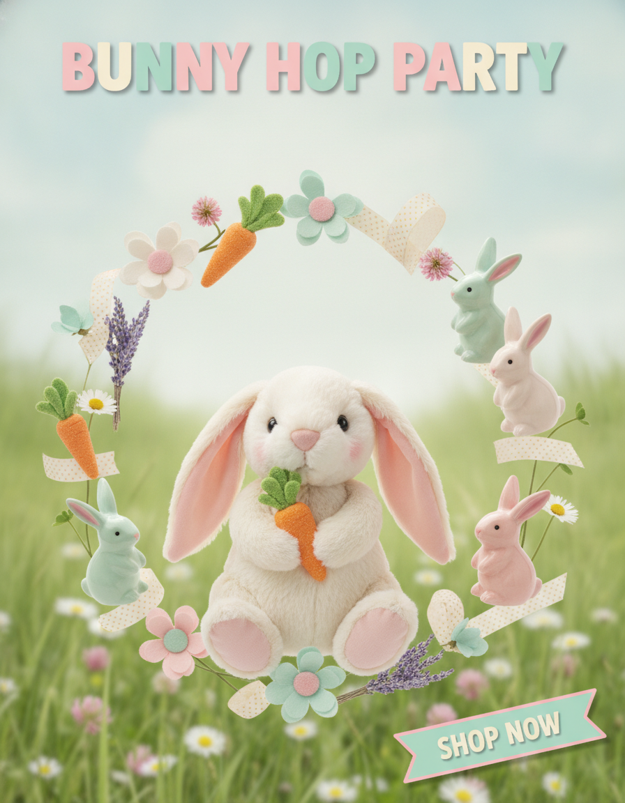 Bunny Theme Birthday Party Supplies