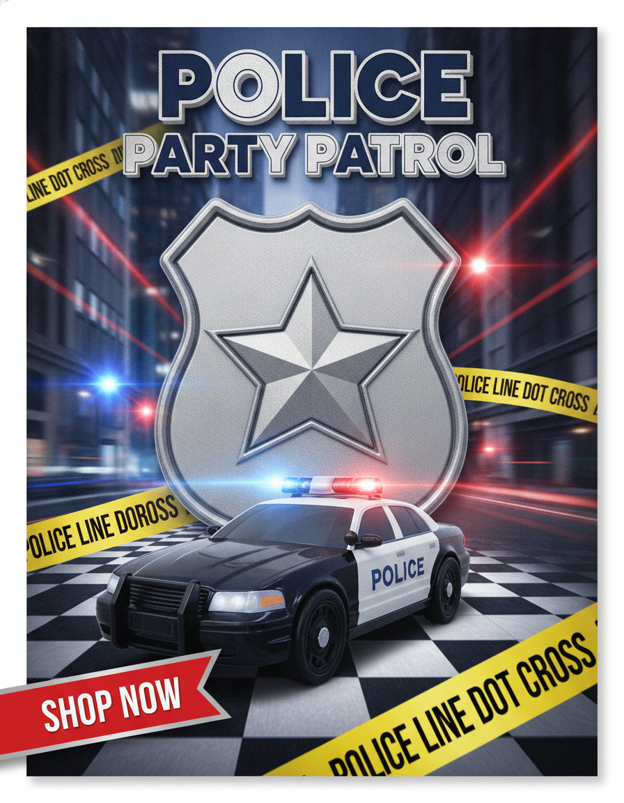 Police Theme Birthday Party