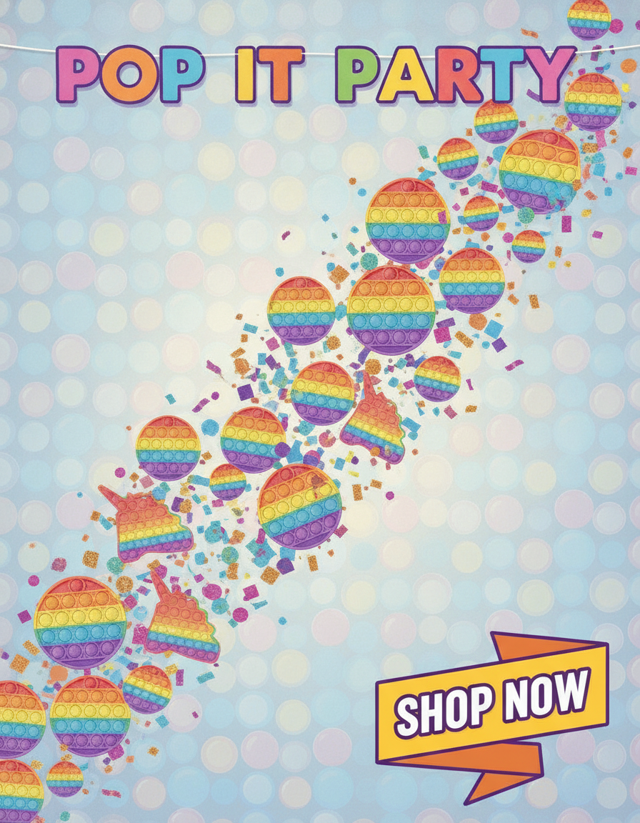 Pop It Theme Birthday Party